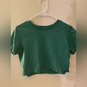 Green Cotten On Baby Tee